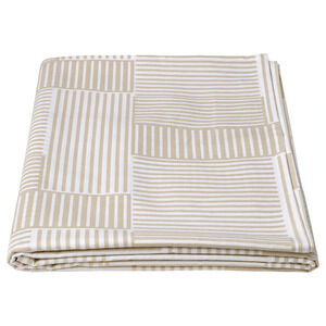 IKEA HÖSTAGILLE HOSTAGILLE Tablecloth, Beige, 57"x94" (506.003.11) NEW